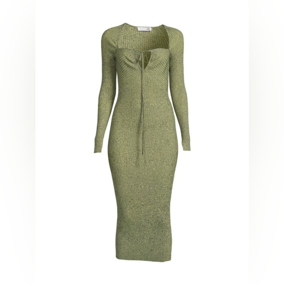 6. NWT JONATHAN SIMKHAI ELIJAH MIDI SWEATER DRESS - Picture 2 of 6